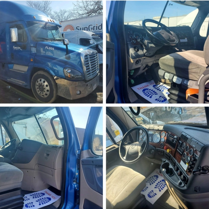 Semi Truck Interior Detail